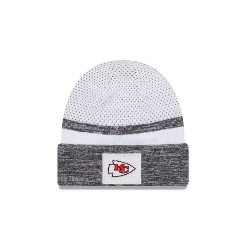 NFL Kansas City Chiefs Super Bowl Lv Sideline Cuff Knit (UFE1642) - White New Era Beanies